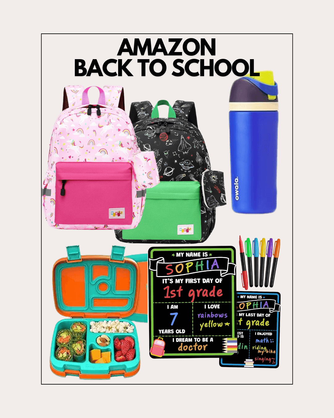 Healthy By Heather Brown shares a round-up of back to school essentials from Amazon and other retailers you need this season! 