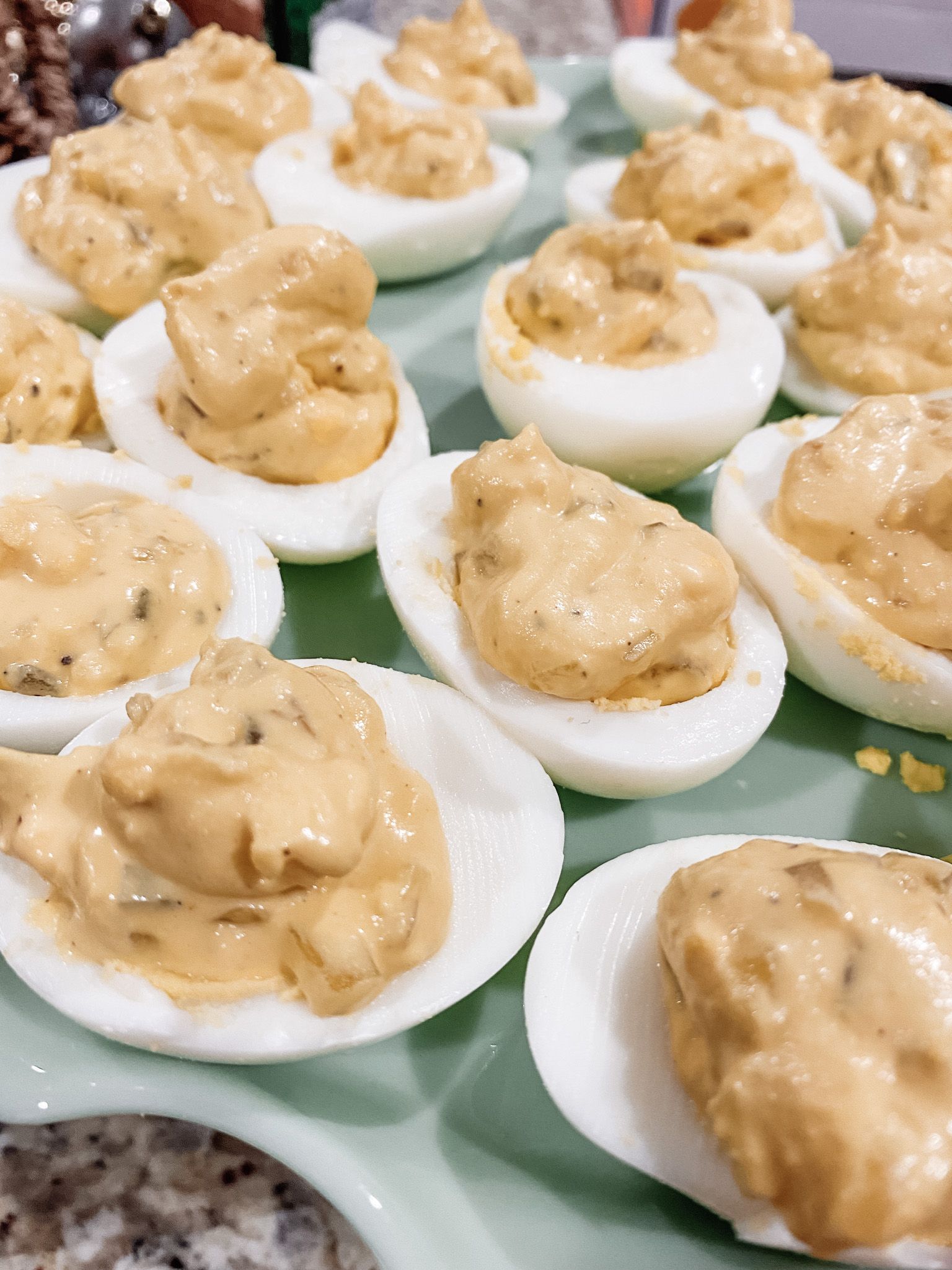 Healthy Snacks: Low Carb Keto Deviled Eggs Recipe - Healthy By Heather ...