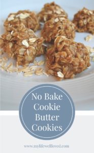 No Bake Cookie Butter Cookies - Healthy By Heather Brown