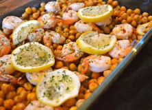 Lemon Shrimp with Chickpeas