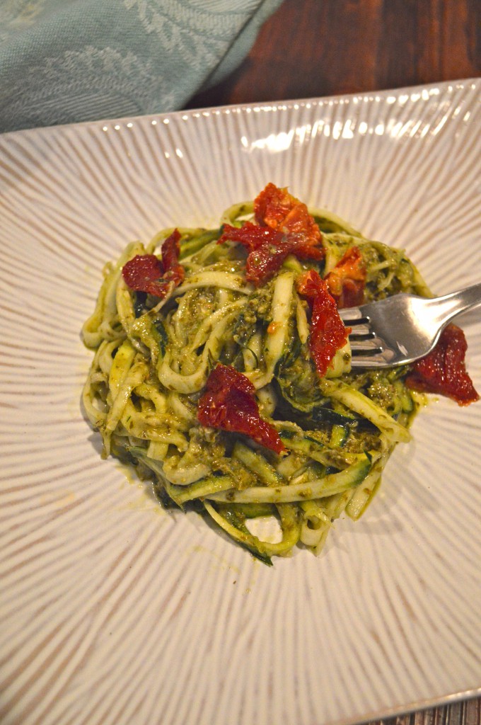 Gluten Free Pesto Noodles