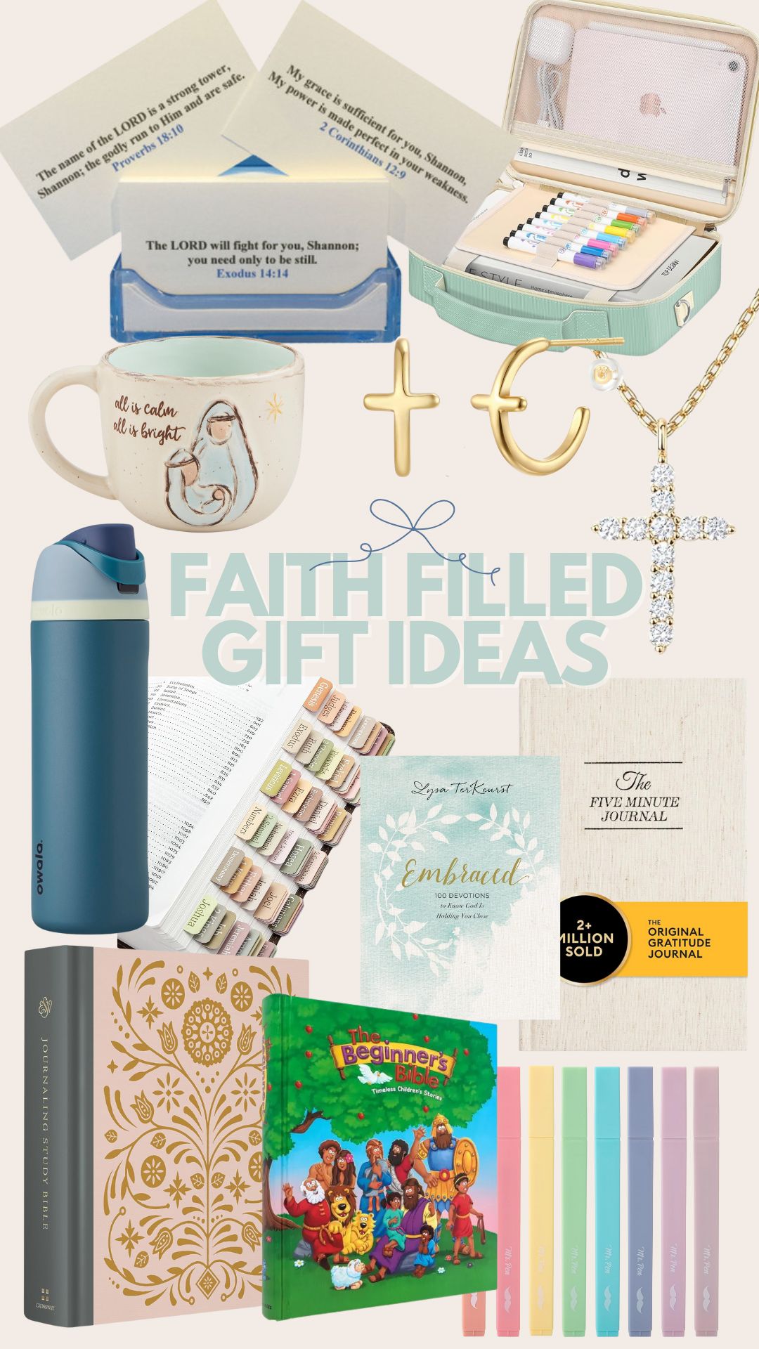 Birmingham podcaster and lifestyle blogger, Healthy By Heather Brown, shares her curated guide of faith filled gift ideas.