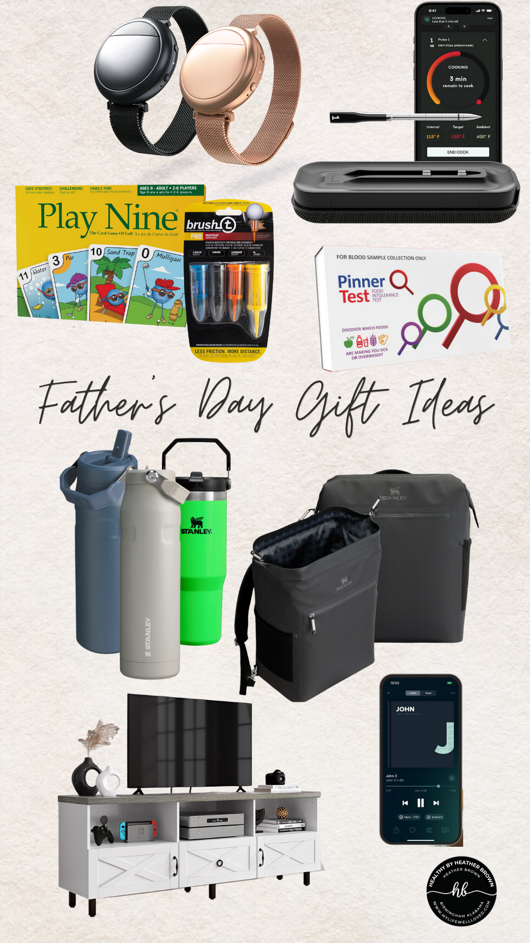 Christian Birmingham podcaster & health coach, Heather Brown, shares her best unique father's day gift ideas