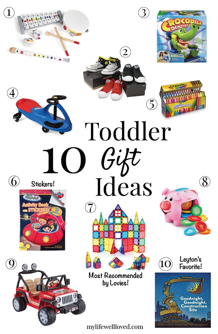 top 10 gifts for toddlers