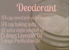 Essential Oil Deodorant