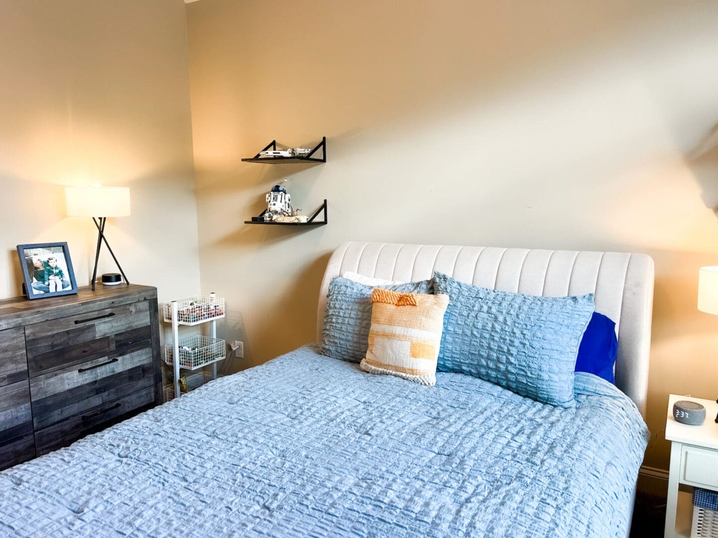 My honest Origin LumbarCloud Mattress and Upholstered Bed Frame review—why this combo improves sleep & an upgrade to your rest routine!