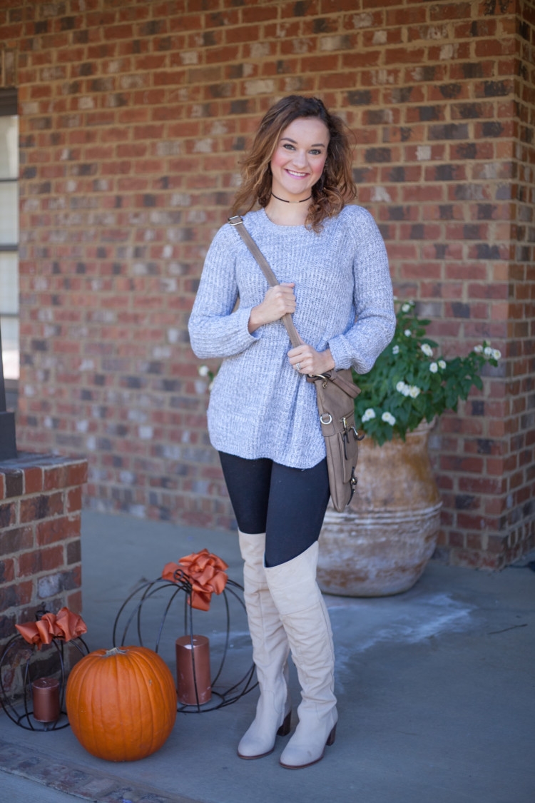 Gray 2025 sweater boots