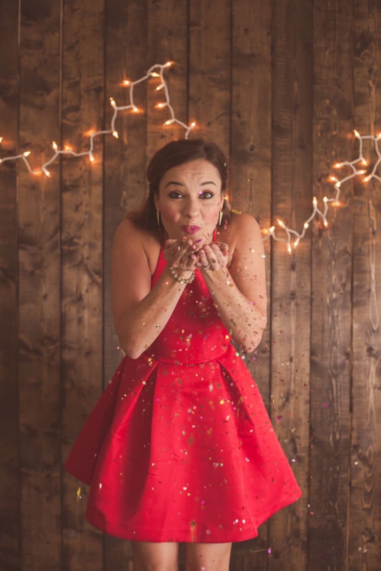 Red Party Dress || Christmas Dress || New Year's Eve Dress from MyLifeWellLoved.com