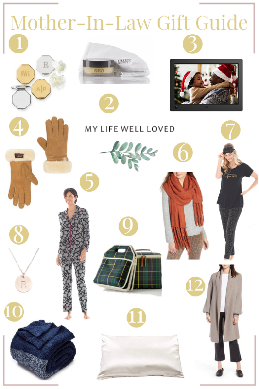 Gift Guide to Buying your mother-in-law a Christmas present under $100