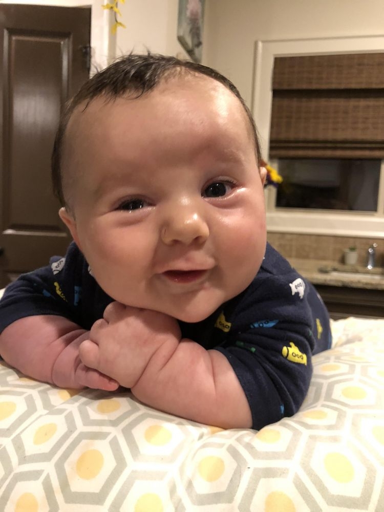 Baby Milestones by Month: Finn is 3 Months Old! - Healthy By Heather Brown