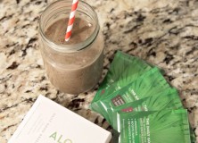 Healthy Cacao Raspberry Greens Smoothie | My Life Well Loved