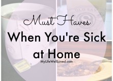 A great list of items to gift to a friend or family member when they're sick or to keep on hand for your family or YOU!