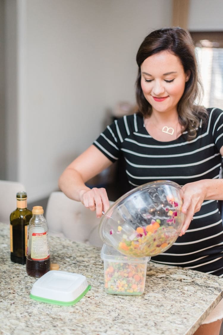 Colorful Salad Recipe with Healthy Lifestyle blogger Heather of Mylifewellloved.com