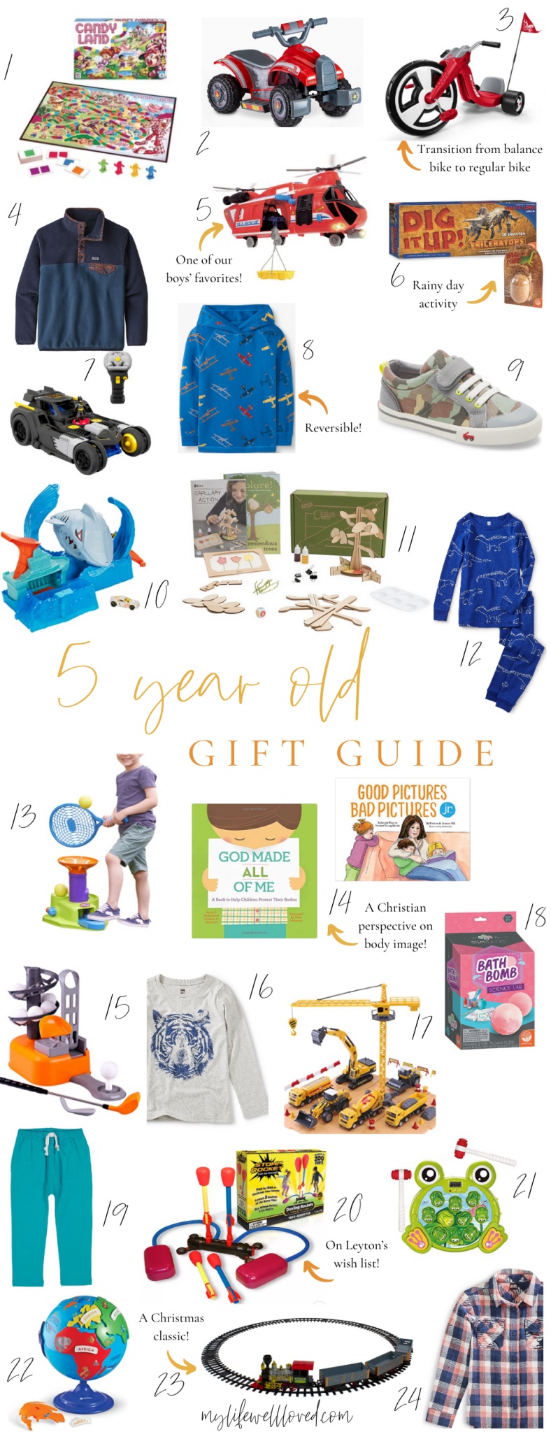 top 10 gifts for 5 year old boy