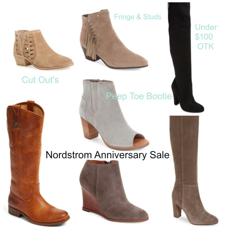 nordstrom open toe booties