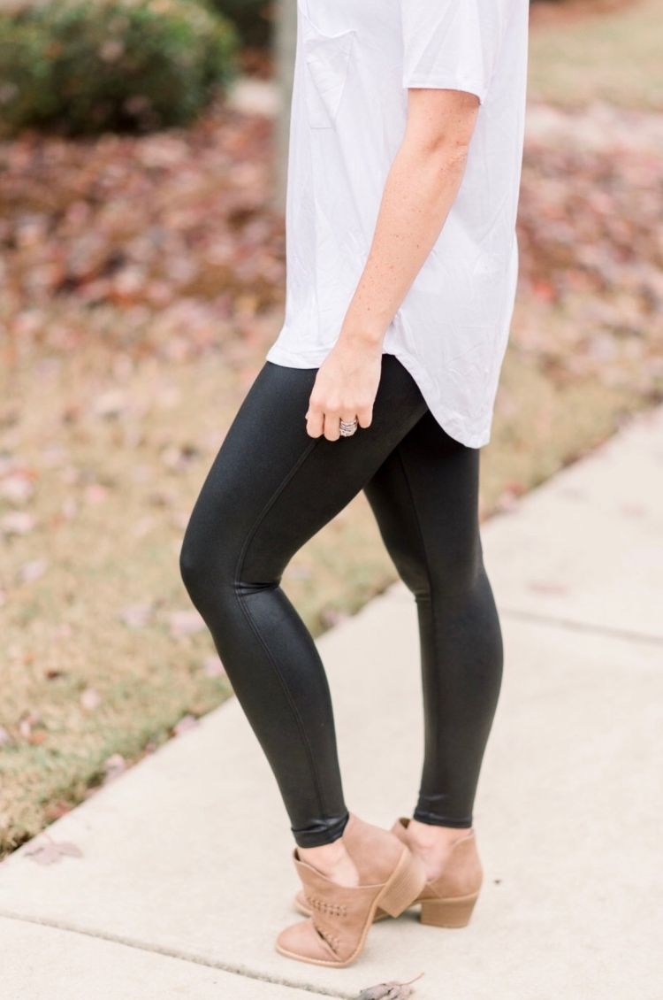 47 Ways to Style Spanx Faux Leather Leggings - Healthy By Heather Brown