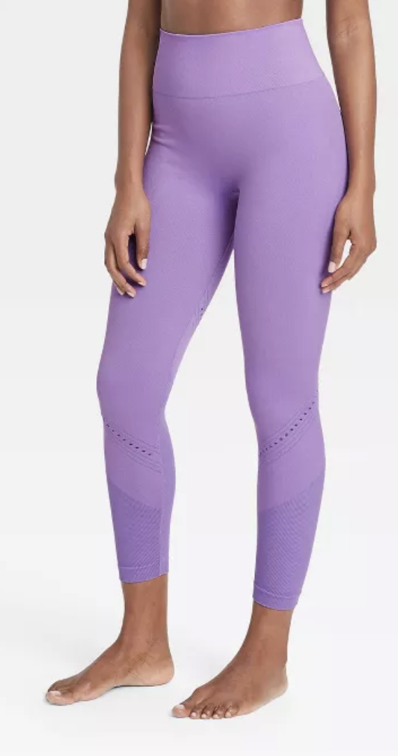 Women's High Waisted Squat Proof Leggings with Tummy Control and Butt Lift  (as1, Alpha, s, Regular, Regular, Mauve) at  Women's Clothing store