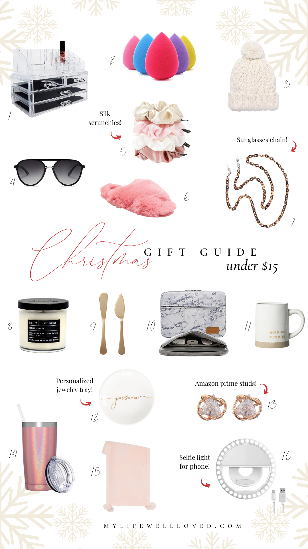 Best Christmas Gifts for Women Under $15