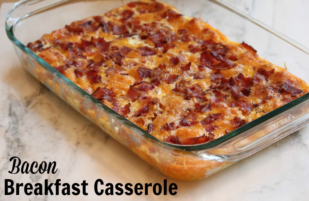 Quick Easy Breakfast Casserole With Bacon