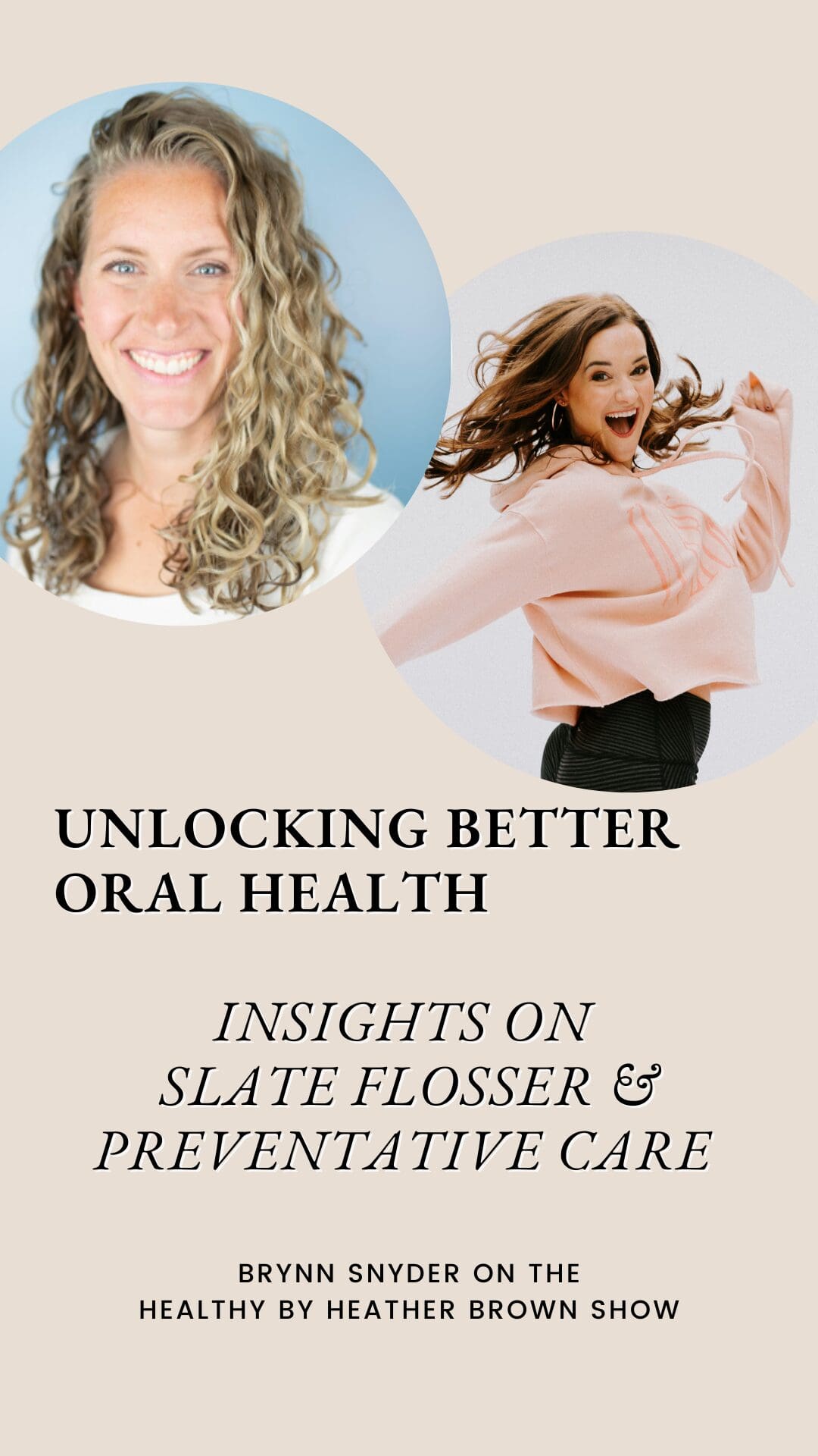 Discover expert-backed natural oral health tips with Brynn Snyder, CEO of Slate Flosser, on the Healthy by Heather Brown podcast. Learn about nano hydroxyapatite, ancient dental practices, and how to improve your oral hygiene routine!