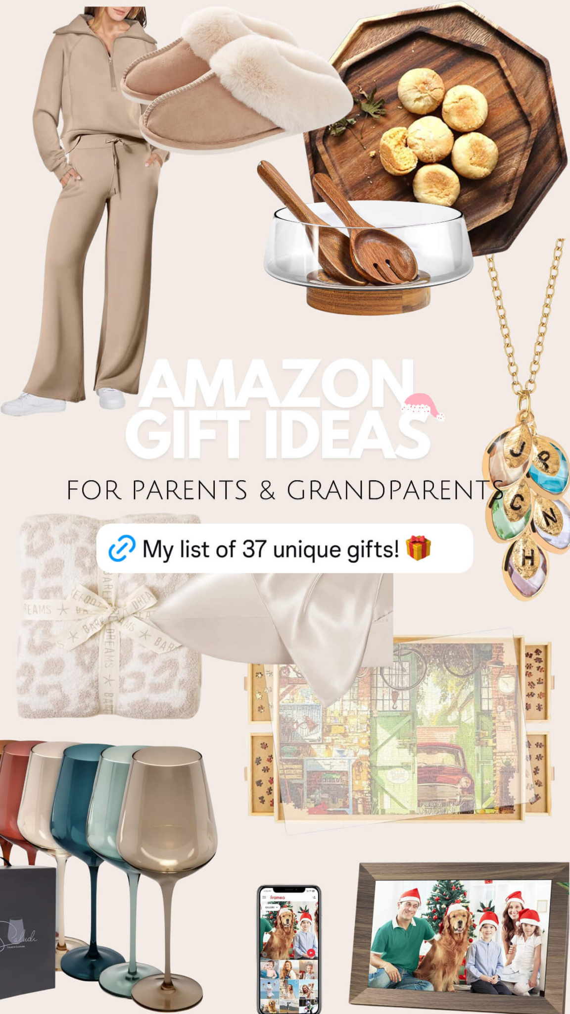 Thoughtful Amazon gift ideas for parents and grandparents in this holiday gift guide by Birmingham blogger, Healthy By Heather Brown.