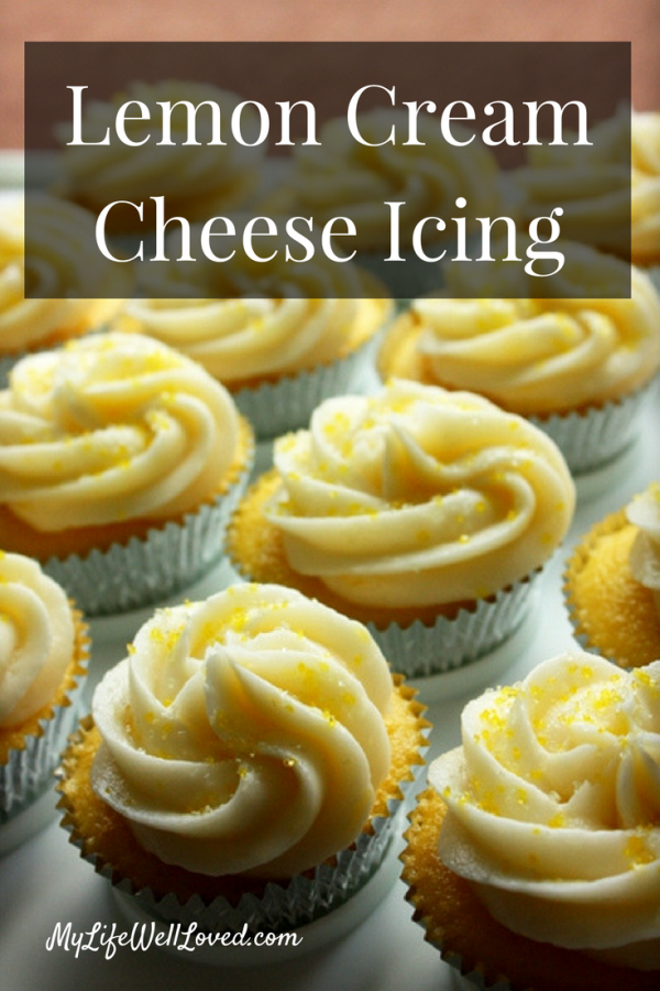 Delicious Lemon Cream Cheese Icing Recipe - Healthy By Heather Brown