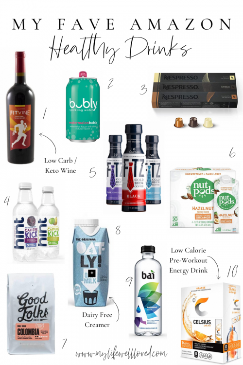 Top 10+ Healthy Drinks On Amazon Healthy By Heather Brown